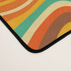 retro wave warm Desk Mat Gallery Image 4