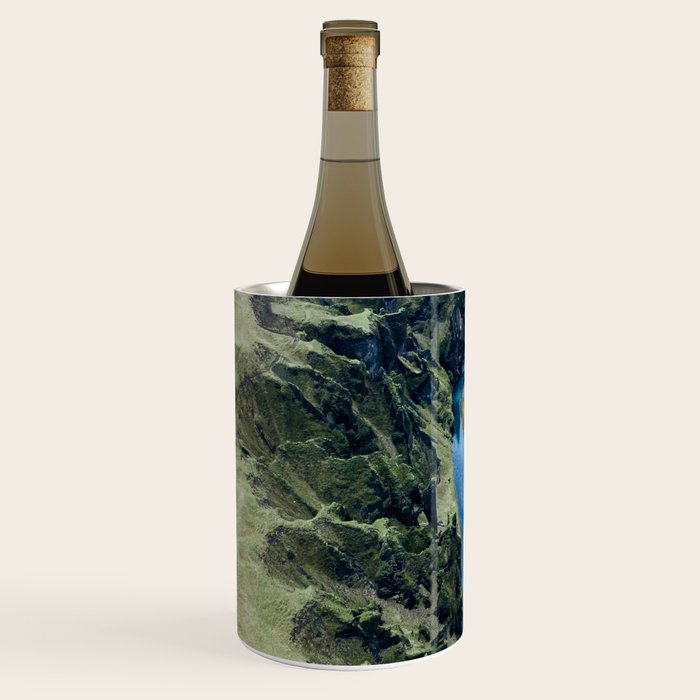 Aerial View of Fjaðrárgljúfur Canyon in Iceland Wine Chiller Gallery Image 2