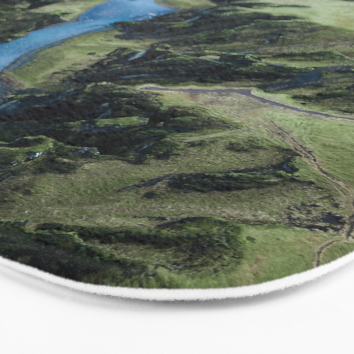 Aerial View of Fjaðrárgljúfur Canyon in Iceland Bath Mat Gallery Image 3
