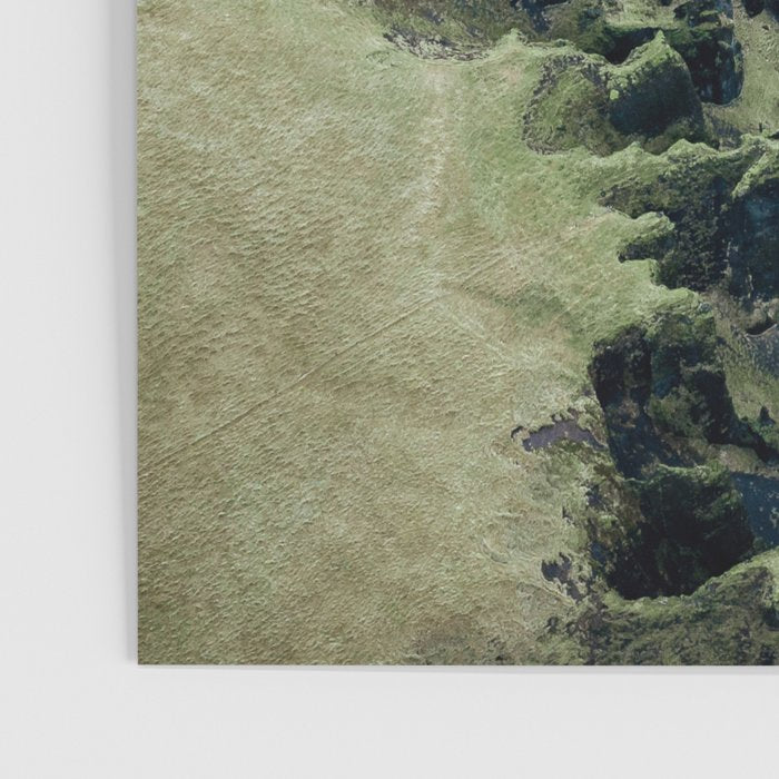 Aerial View of Fjaðrárgljúfur Canyon in Iceland Poster Gallery Image 3