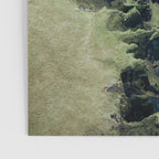 Aerial View of Fjaðrárgljúfur Canyon in Iceland Poster Gallery Image 3