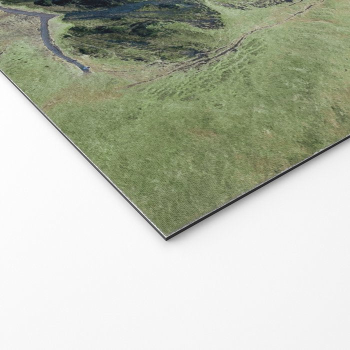 Aerial View of Fjaðrárgljúfur Canyon in Iceland Welcome Mat Gallery Image 2