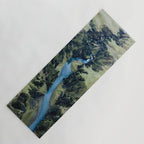 Aerial View of Fjaðrárgljúfur Canyon in Iceland Yoga Mat Gallery Image 1
