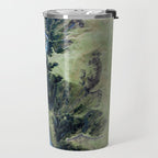 Aerial View of Fjaðrárgljúfur Canyon in Iceland Travel Mug Gallery Image 2