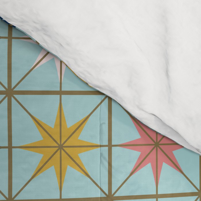 Moroccan Star Tile Pattern Comforter Gallery Image 4