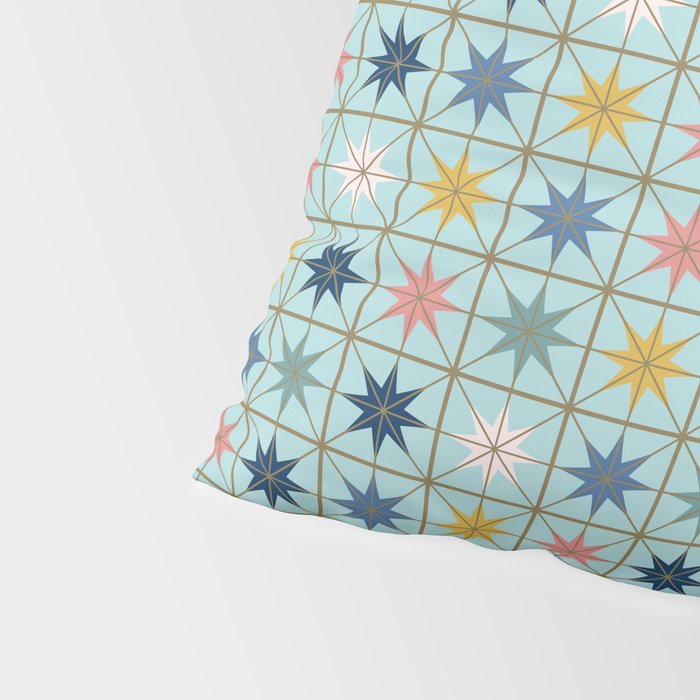 Moroccan Star Tile Pattern Pillow Sham Gallery Image 4