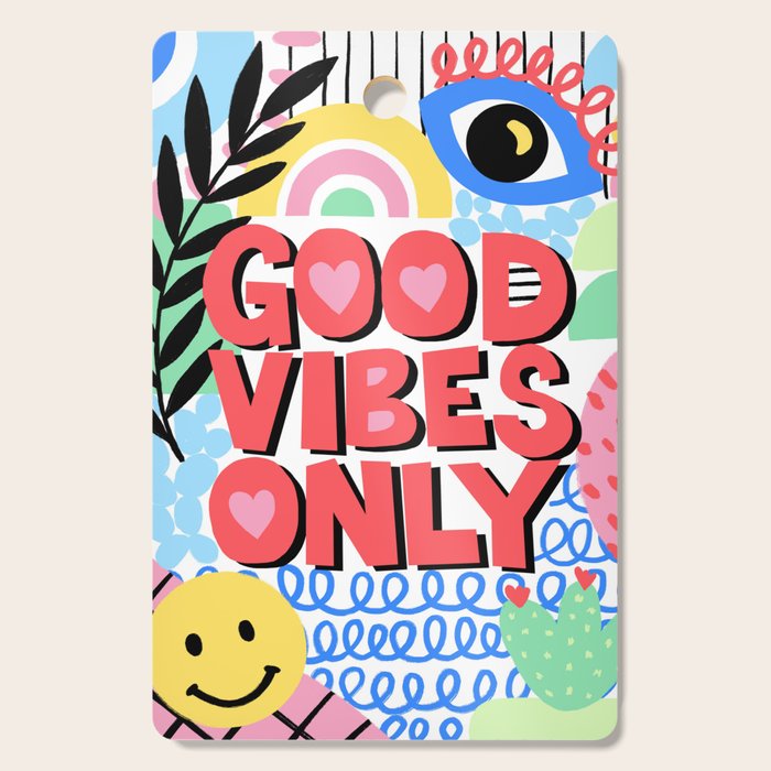 Good Vibes Only Cutting Board Gallery Image 1