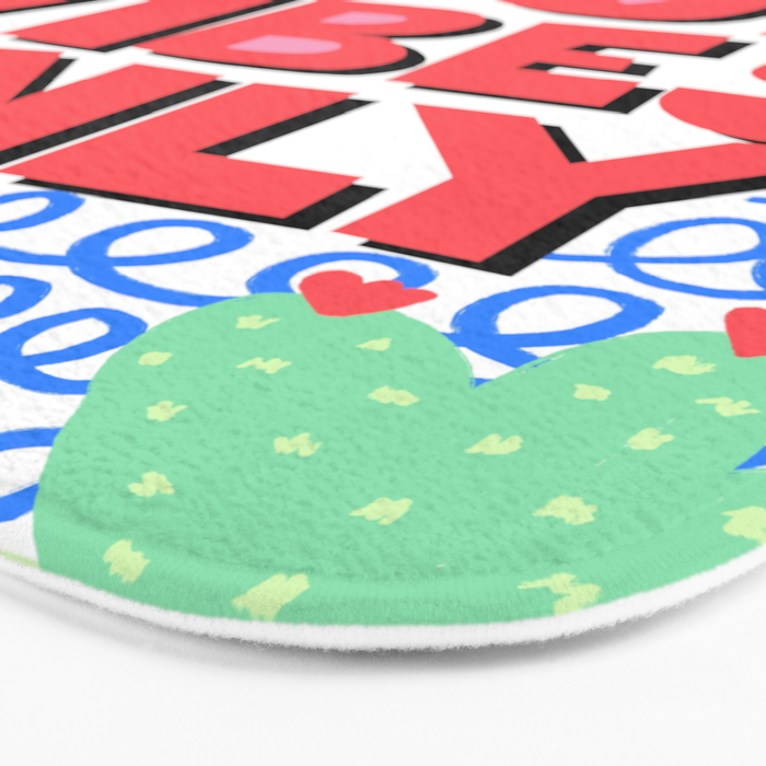 Good Vibes Only Bath Mat Gallery Image 3