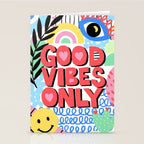 Good Vibes Only Stationery Card Gallery Image 2