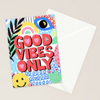 Good Vibes Only Stationery Card Gallery Image 2