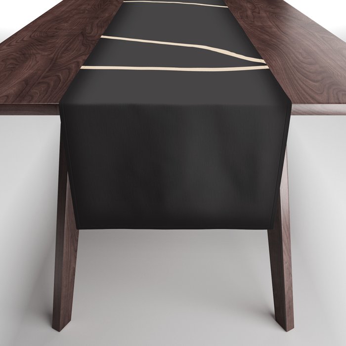Minimal Abstract Art Landscape 38 Table Runner Gallery Image 1