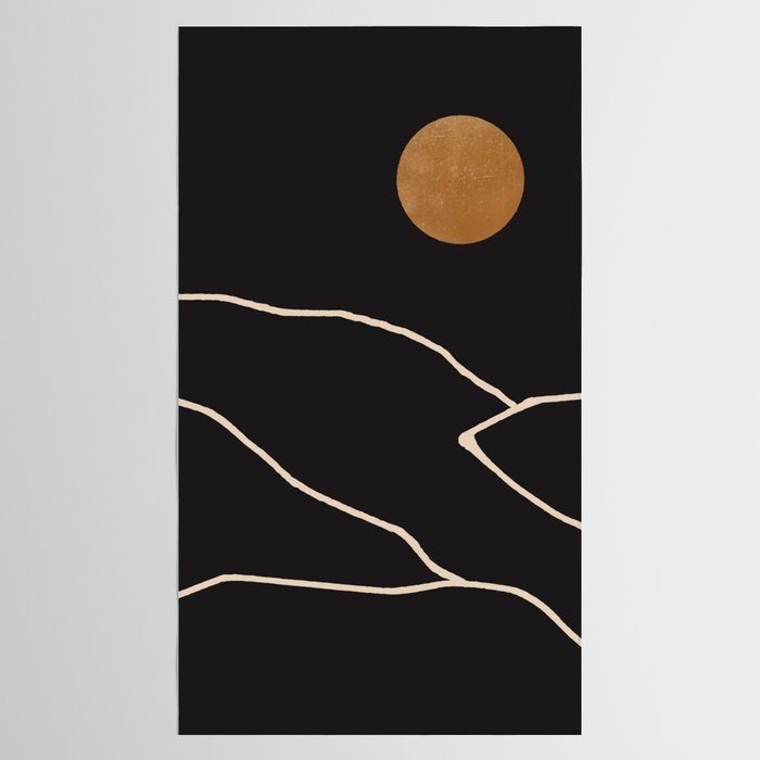 Minimal Abstract Art Landscape 38 Tablecloth Gallery Image 2