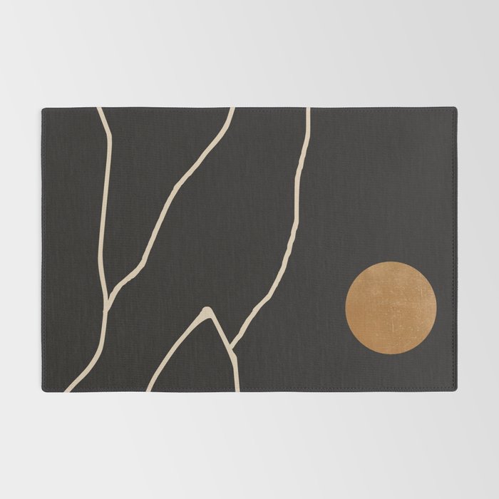 Minimal Abstract Art Landscape 38 Rug Gallery Image 2