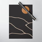 Minimal Abstract Art Landscape 38 Wrapping Paper Gallery Image 1