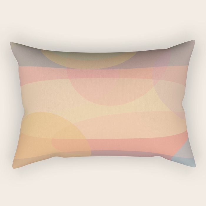 Pastel Abstract Rectangular Pillow Gallery Image 2