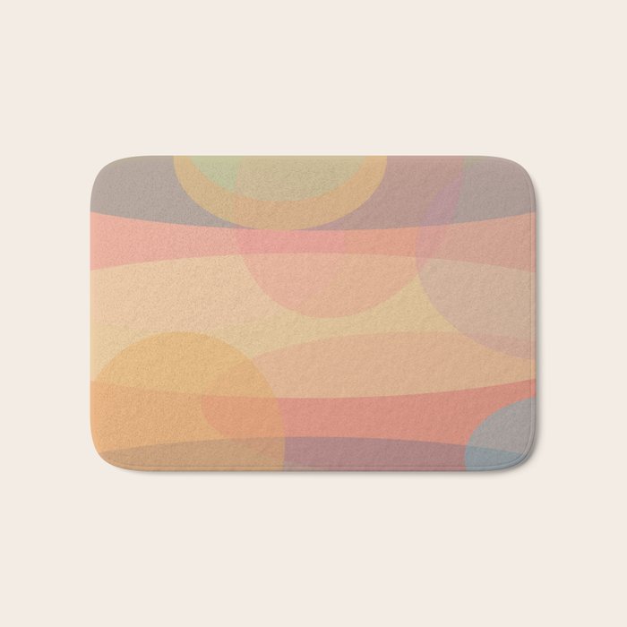 Pastel Abstract Bath Mat Gallery Image 1