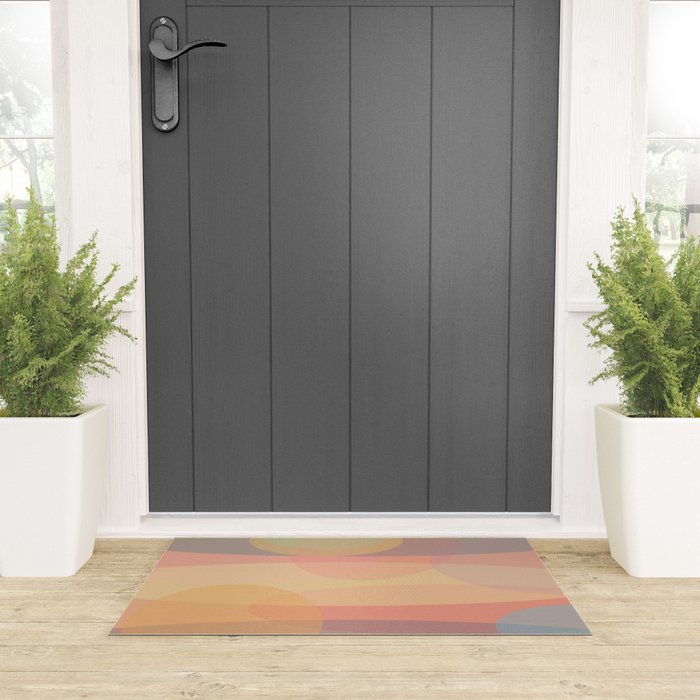 Pastel Abstract Welcome Mat Gallery Image 3