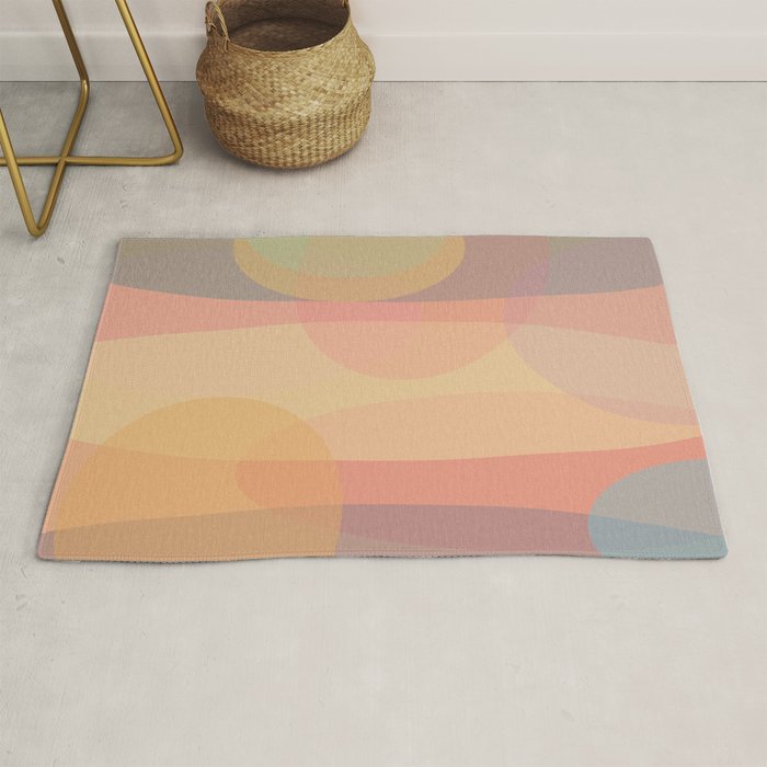 Pastel Abstract Rug Gallery Image 1