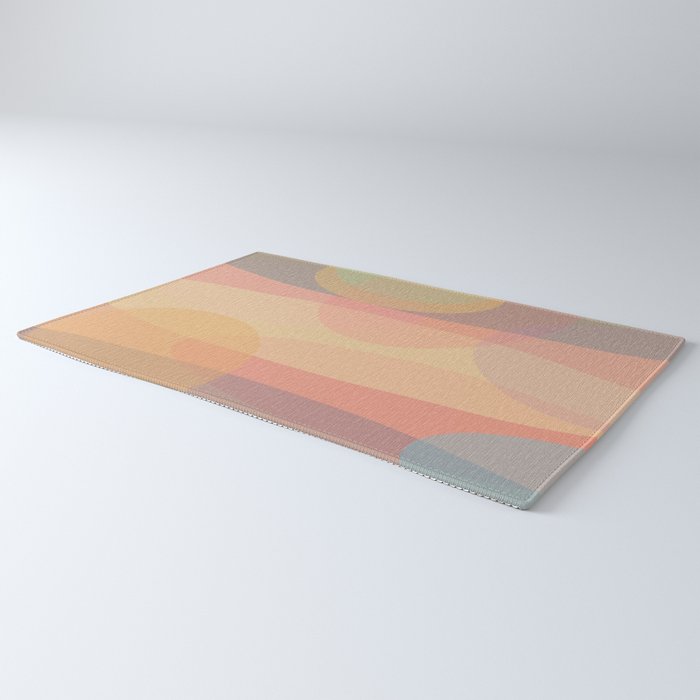 Pastel Abstract Rug Gallery Image 3