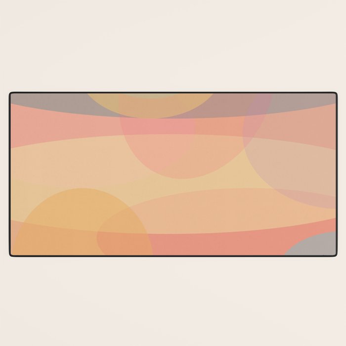 Pastel Abstract Desk Mat Gallery Image 3