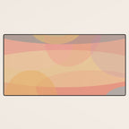 Pastel Abstract Desk Mat Gallery Image 3