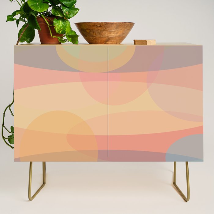 Pastel Abstract Credenza Gallery Image 1