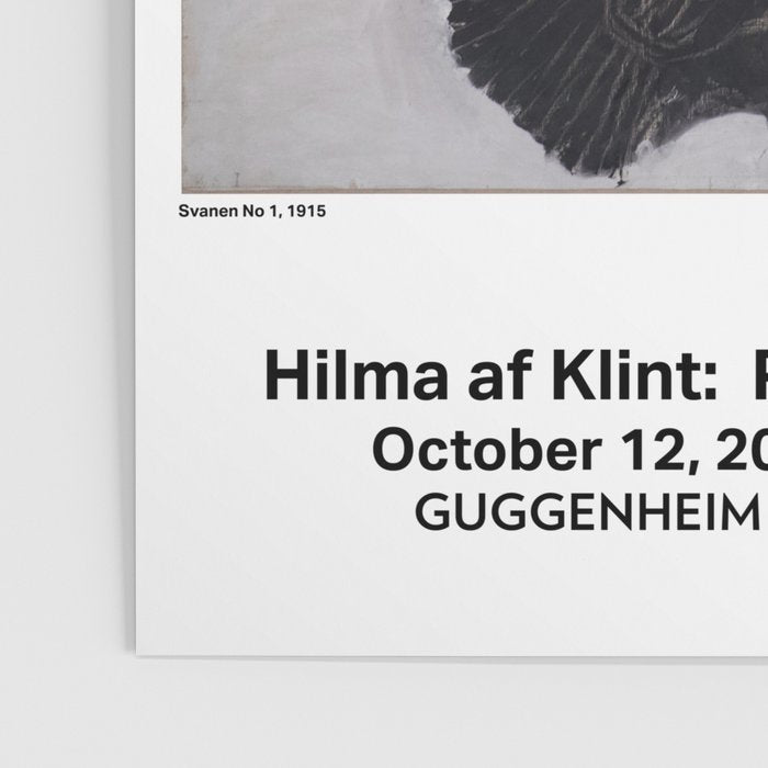 The Swan No 1 by Hilma af Klint Poster Gallery Image 3
