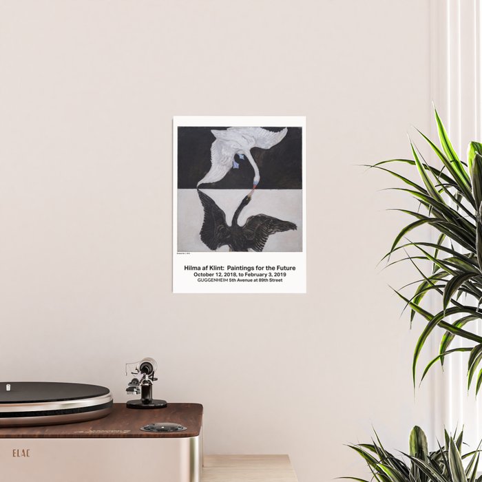 The Swan No 1 by Hilma af Klint Poster Gallery Image 2