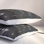 Soft texture of Shibori squares - black pattern Pillow Sham Gallery Image 3