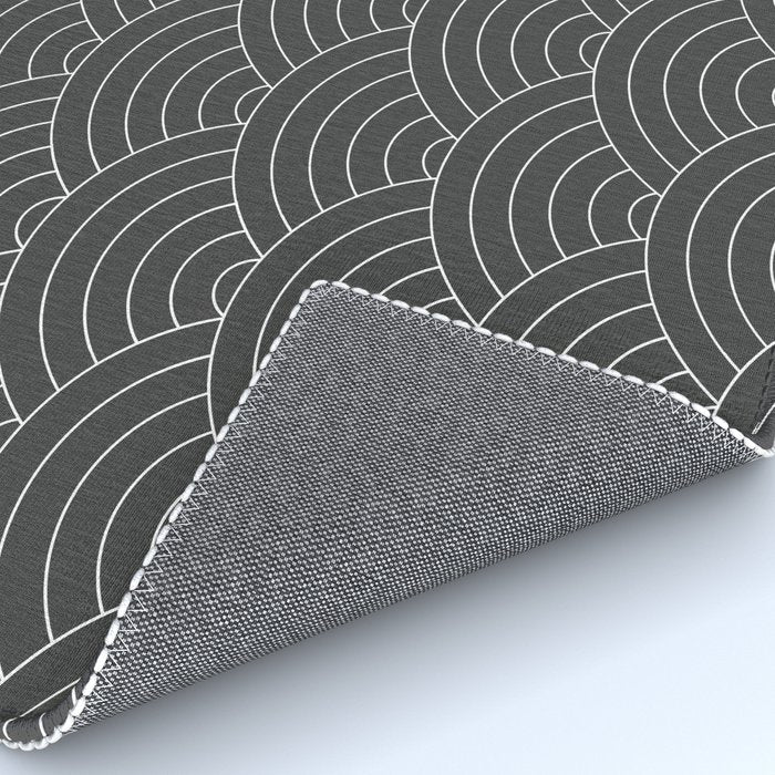 Waves (Dark Gray) Rug Gallery Image 4