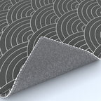 Waves (Dark Gray) Rug Gallery Image 4