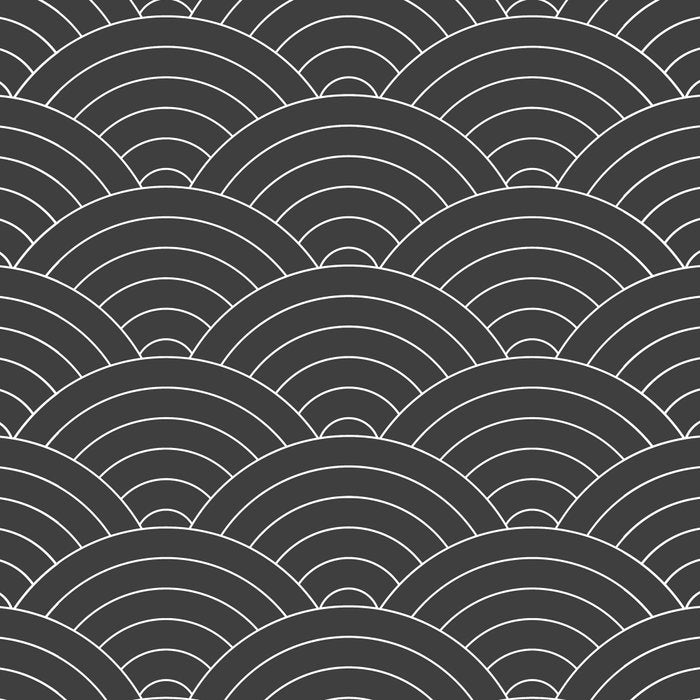 Waves (Dark Gray) Coffee Mug Gallery Image 2