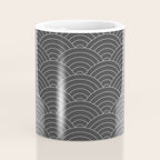 Waves (Dark Gray) Coffee Mug Gallery Image 4