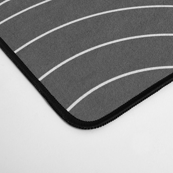 Waves (Dark Gray) Desk Mat Gallery Image 4