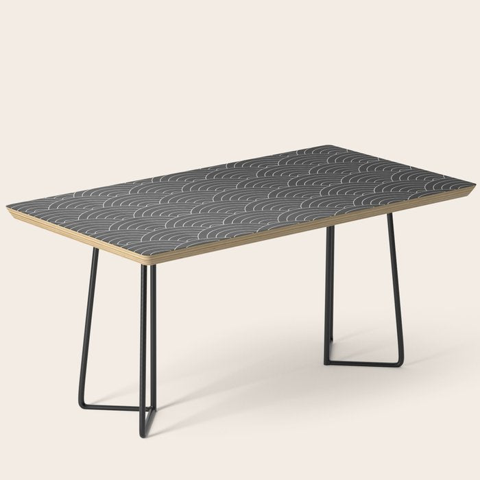 Waves (Dark Gray) Coffee Table Gallery Image 1