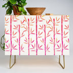 Bamboo Stems - Pink Palette Credenza Gallery Image 1