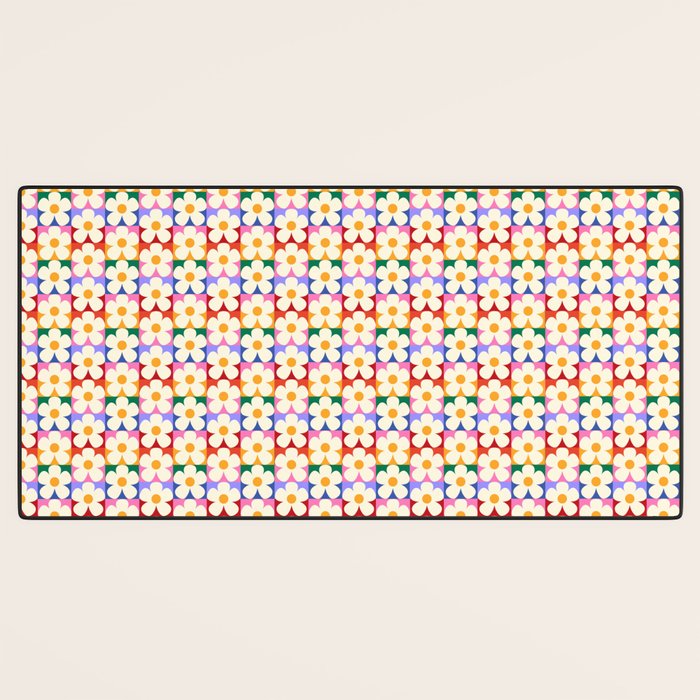 Mod Daisies  Desk Mat Gallery Image 3
