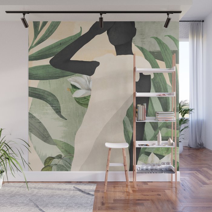 Tropical Girl 20 Wall Mural Gallery Image 1