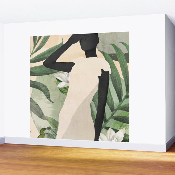 Tropical Girl 20 Wall Mural Gallery Image 2