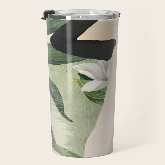 Tropical Girl 20 Travel Mug Gallery Image 3