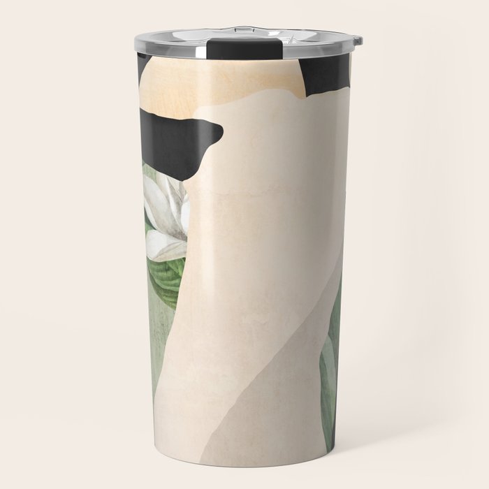 Tropical Girl 20 Travel Mug Gallery Image 1
