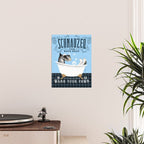 Schnauzer dog clawfoot tub bath bubble bath soap art  Poster Gallery Image 2