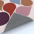 Colorful Geometric Raindrop Pattern Rug Gallery Image 4