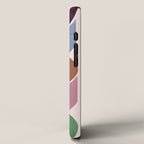 Colorful Geometric Raindrop Pattern iPhone Case Gallery Image 2