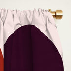 Colorful Geometric Raindrop Pattern Window Curtain Gallery Image 2