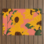 Sunflowers 15 Outdoor Rug Gallery Image 1