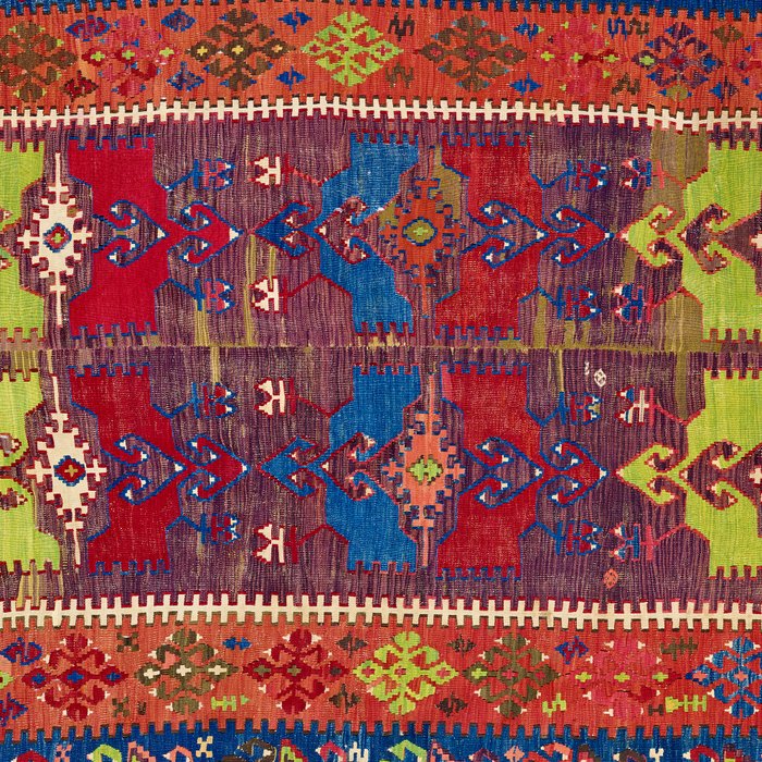 Yesilova Nigde Province Central Anatolian Kilim Print Coffee Mug Gallery Image 2
