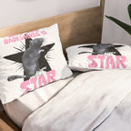 Rats spelt backwards is STAR Pillow Sham Gallery Image 2