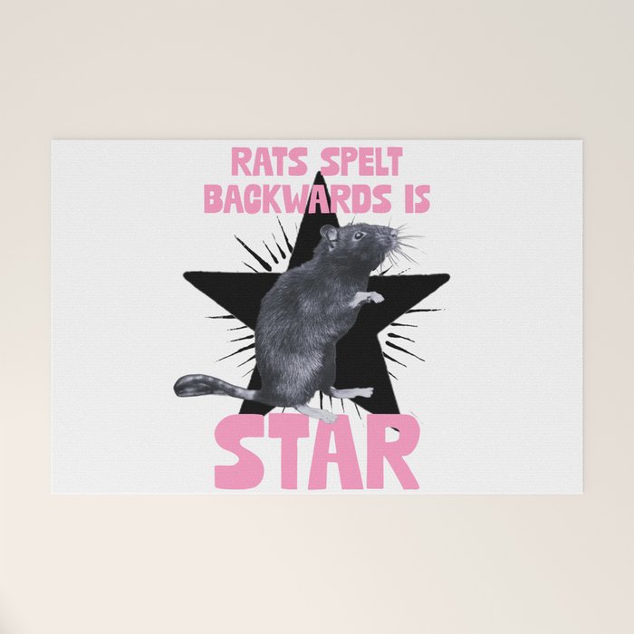Rats spelt backwards is STAR Welcome Mat Gallery Image 1