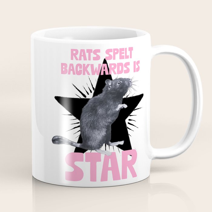 Rats spelt backwards is STAR Coffee Mug Gallery Image 1